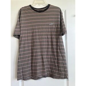 Lost Striped Men's T-shirt Size Large